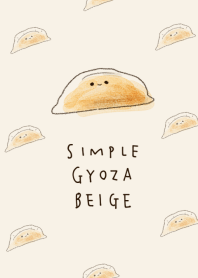 simple Gyoza beige