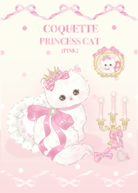 Cute cat : Coquette princess cat (pink)