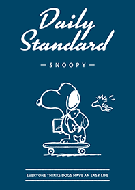 スヌーピー Daily Standard（ネイビー）