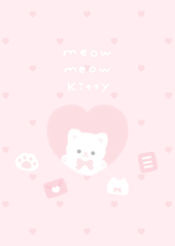 ふわふわこねこ ♡ ぴんく