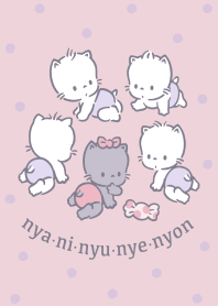 nya・ni・nyu・nye・nyon Matte Pink