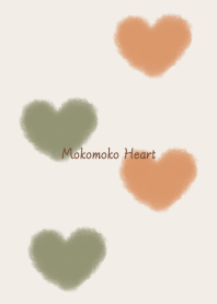 Mokomoko Heart -brown- (Autumn)*