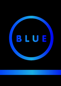 Simple Blue Black (Circle)