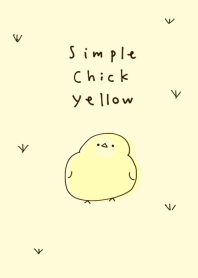 simple Chick yellow