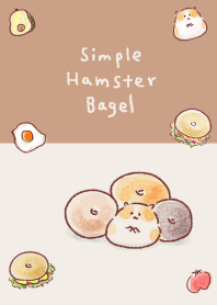 simple hamster bagel beige