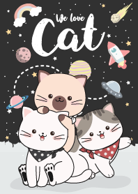 We love cat.(Black Ver.)