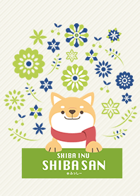 SHIBAINU SHIBA SAN -ネイビーグリーン-