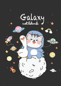 Cat & Duck Galaxy Black