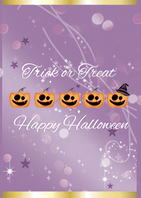 Purple / Happy Halloween