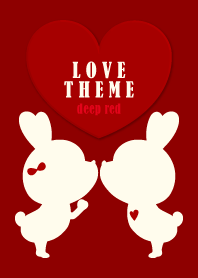 LOVE THEME deep red 34