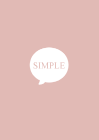 大人可愛いピンクベージュ。SIMPLE.