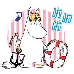 Moomin夏季動態貼圖