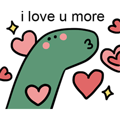 dino in love