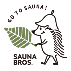 SAUNA BROS.ピースくんスタンプ