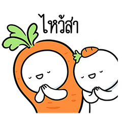 หัวกลมดุ๊กดิ๊ก Carrot Lover