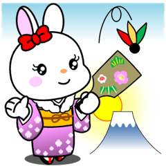 Rabbit girl's "Year-end and New Year"