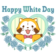 Rascal WhiteDay Sticker