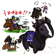 デフォルメ競馬スタンプ 2