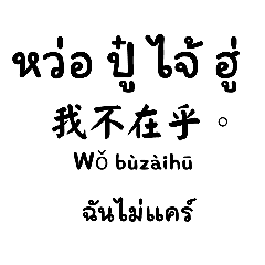 ภาษาจีนใช้บ่อย 经常使用中文。