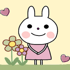 ふんわりウサちゃん♡