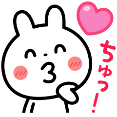 Sticker of the love3 (Rabbit)