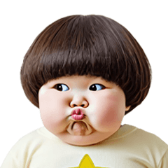 Chubby Funny face girl11 MINI (TW)