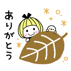 yurukawa girl  autumn sticker 2024