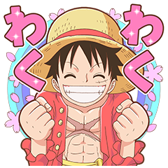 ONE PIECE Supportive stickers