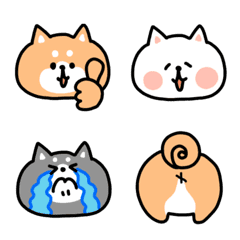 ゆるかわ柴犬 絵文字