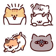 まるい猫たちの絵文字