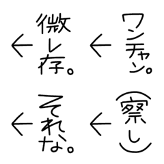 ツッコミ絵文字（流行り語編）