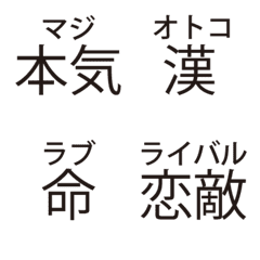 〇〇と書いて〇〇と読む-シンプル文字遊び-