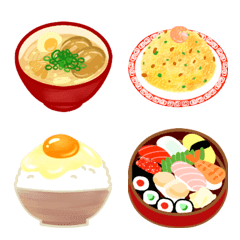 少しリアルな食べもの絵文字