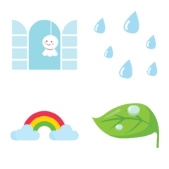 梅雨・お天気の絵文字