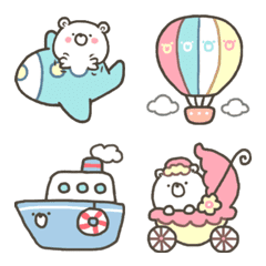 GOOD bear's short and long TRIP emoji