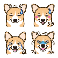 An Emoji willingly. Welsh Corgi Crying