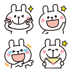 大人かわいい♡うさぎの絵文字２