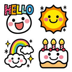 Cute Clear EMOJI with Smile vol.2