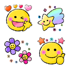 colorful smile mix emoji