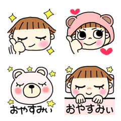 ずきんちゃん(ピンクのクマさんバージョン)