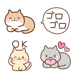 のんびりネコちゃん♡絵文字