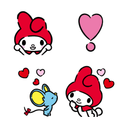 Emotikon My Melody (Kerudung Merah)