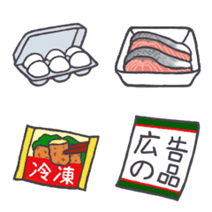 絵文字スーパー(食料品編)