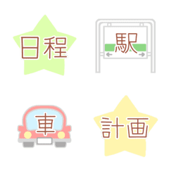 旅行計画に使える絵文字