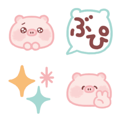 "Pote pote" Emoji Kobuta-chan