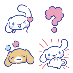 Cinnamoroll 表情貼（藍色篇）