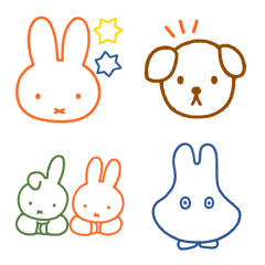 miffy 簡約風表情貼