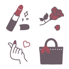 simple girly Emoji