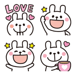 大人かわいい♡うさぎの絵文字 13