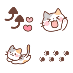 チビかわミケ猫の絵文字